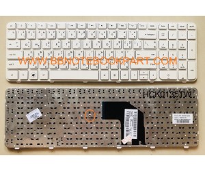HP Compaq Keyboard คีย์บอร์ด Pavilion G6-2000 Series ภาษาไทย อังกฤษ (มีเฟรม)  สกรีนไทย ไม่ชัด (แถมสติกเกอร์)